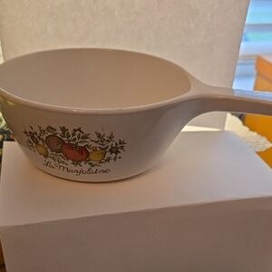 Corningware Spice Of Life White Ceramic Cookware